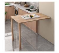 Bureau mural pliable contemporain, table de cuisine pliable, étagère télescopique réglable, table de salle à manger, table murale pliable multifonctionnelle, économise de l'espace (couleur : blanc)