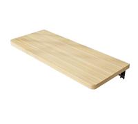 Bureau mural pliable et établi pour petits espaces, table pliante compacte pour cuisine, buanderie, bureau à domicile, couleur bois (100 x 40 cm), solution gain de place