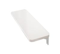 Bureau mural pliable, peu encombrant pour les petits espaces, bureau à domicile, cuisine, salle à manger, blanc (60 x 20 cm) - Design polyvalent, élégant et compact