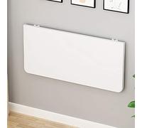 Bureau mural pliable peu encombrant - Table flottante polyvalente pour la maison, le bureau, le salon et la chambre à coucher - Facile à installer - Établi et table de salle à manger pour petits
