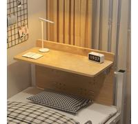 Bureau mural pliable pour dortoir, table flottante peu encombrante de 5,1 cm d'épaisseur