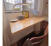 Bureau mural pliable pour économiser de l'espace - Établi mural robuste pour petits espaces - Parfait pour la maison, le bureau et la vie minimaliste