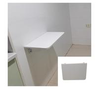 Bureau mural pliable pour économiser de l'espace - Étagère rétractable pour maison, bureau, buanderie, garage, cuisine - Blanc (90 x 50 cm) - Élégant et polyvalent