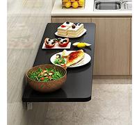 Bureau mural pliable pour économiser de l'espace - Station de travail flottante pour ordinateur portable - Bureau mural compact - Table pliable pour la maison, le bureau, l'étude, le PC - Surface de