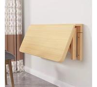 Bureau mural pliable pour ordinateur peu encombrant pour la maison, le bureau ou la chambre à coucher, poste de travail polyvalent et compact, solution d'espace de travail élégante