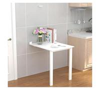 Bureau mural pliable pour ordinateur portable, peu encombrant, avec pieds de support pour espaces de vie compacts