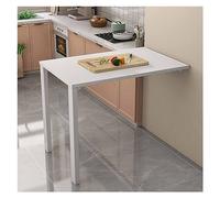 Bureau mural pliable robuste pour la maison, la cuisine, la salle à manger - Design à feuilles tombantes pour un maximum d'utilité et de polyvalence
