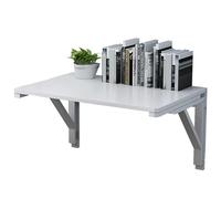 Bureau mural pliable - Table abattante pour bureau, chambre, cuisine et salle à manger - Établi robuste avec capacité de charge de 70 kg