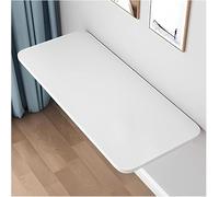 Bureau mural pliable - Table de salle à manger - Économie d'espace - Pour buanderie - Bureau mural compact - Blanc - 70 x 20 cm