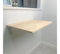 Bureau mural pliable - Table flottante peu encombrante pour bureau à domicile, étude, cuisine ou salle à manger - Design compact pour une utilisation efficace de l'espace