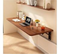 Bureau mural - Table auxiliaire amovible rabattable - Bureau flottant pour ordinateur portable pour petits espaces - Table de salle à manger pliable