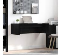 vidaXL Bureau Mural Chêne Noir 100 x 45 x 30 cm Bois d'ingénierie, Bureau Flottant Moderne, en Bois Robuste, Espace de Travail stylé, Meuble Compact, Design rectangulaire