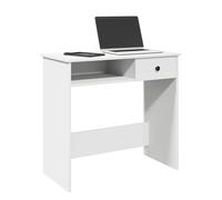 Bureau Noir 80x40x75 cm Aggloméré bureau d'ordinateur bureau debout vidaXL