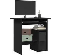 Bureau Noir 80x45x74 cm Bois d'ingénierie Noir G