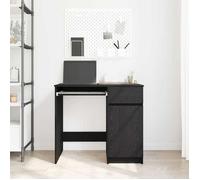 Bureau Noir CLOUD Table à écrire Pour 1 personne chêne noir 86x49x76 cm bois d'ingénierie BBB812