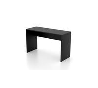 Bureau noir MELTO 130 cm - Élégant, moderne et parfait pour télétravail ou chambre ado