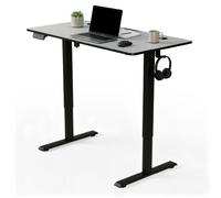 Bureau Office Stand Noir 120 x 60 cm
