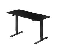 Bureau Office Stand Noir 140 x 60 cm