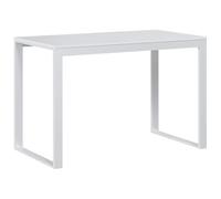 Bureau Ordinateur Blanc 110 x 60 x 73 cm Agglomere