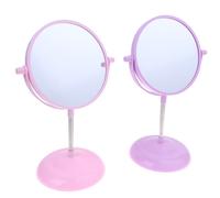 Bureau Ovale Petit Portable Dressing Rose Princesse Miroir 2019 Double Face Plat Maquillage Miroirs Personnaliser Miroir Offre Spéciale