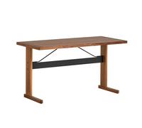 Bureau Passerelle crossbar black