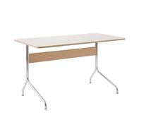 Bureau Pavilion AV16 structure chrome lacquered oak/WxHxD 130x74x65cm