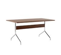 Bureau Pavilion AV18 90x160cm structure chrome WxDxH 160x90x73cm/with plastic gliders