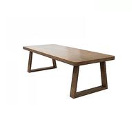Bureau PC Salon Grand Bureau Bureau Double Bureau Table d'étude à Domicile Table Longue en Bois Massif établi Bureau d'ordinateur Table rectangulaire Table d'étude (Gris)