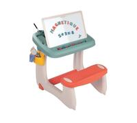 Smoby Bureau Petit Écolier – 80 accessoires inclus – Vert – 63×69×58 cm – Dès 3 ans