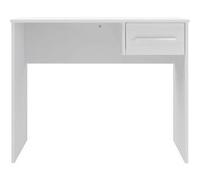 bureau petit tiroir - mélaminé blanc - 90 x 50 x 74 cm Blanc G