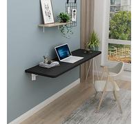 Bureau pliable mural de 119,4 cm - Table en bois peu encombrante pour cuisine, buanderie et restaurant - Comptoir pliable polyvalent, espace de travail flottant idéal