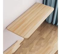 Bureau pliable mural en bois pour ordinateur portable, table flottante portable pour la maison, le bureau, la buanderie et les espaces de travail créatifs