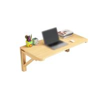 Bureau pliable mural en bois robuste pour la maison, le bureau ou la salle à manger, solution gain de place