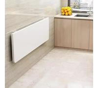 Bureau pliable mural pour économiser de l'espace - Table flottante pour bureau à domicile, petits espaces d'étude et de travail - Parfait pour les zones limitées et pour maximiser l'efficacité