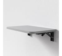 Bureau pliable mural - Table flottante peu encombrante pour les petites surfaces Design pliable fonctionnel pour la maison, le bureau ou la buanderie Espace de travail mural compact