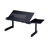 Bureau Pliable pour Ordinateur Portable - De Travail Compacte, Panneau À Hauteur Réglable | Placement De La Tablette À Dessin, Poste De Travail sur Canapé-lit, Table pour Ordinateur Portable