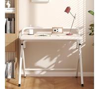 Bureau pliable pour petit espace, table d'ordinateur, station de travail d'écriture pour bureau à domicile, bureau d'étude pliable, pas de montage nécessaire