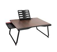 Bureau portable pour ordinateur portable avec pieds pliables pour une utilisation polyvalente sur canapé ou sol