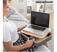Bureau Portatif - InnovaGoods - Larage - Noir - 1 Bureau - Design Innovant