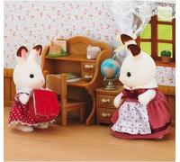 Bureau pour enfant Sylvanian Families - Soeur Lapin Chocolat - Accessoires inclus