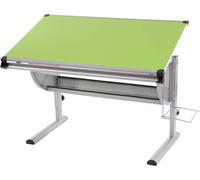 Bureau Enfant Oxford, Plateau Inclinable, Hauteur R?Glable, Vert Vert
