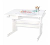 Pinolino 201379 Bureau Inclinable Pin Naturel Lena Blanc
