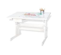 Pinolino 201379 Bureau Inclinable Pin Naturel Lena Blanc