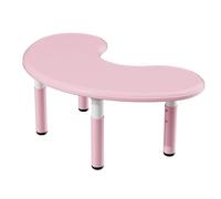 Bureau pour Enfants Réglable en Hauteur 120 X 65 CM Table de Jeux Rose