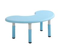 Bureau pour Enfants Réglable en Hauteur 120x65 CM Table de Jeux Bleu Clair