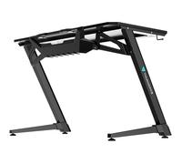 ThunderX3 – Bureau gamer ED3 – Surface 18 mm imperméable, finition carbone – Montage facile – Noir