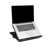 Bureau pour ordinateur portable Mind Reader, plateau de lit pliable, coussin portable, dortoir, plastique, 37,8 cm (L) x 28 cm (l) x 18,5 cm (H), noir