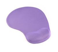 Bureau pour PC Tapis de souris en gel avec repose-poignet en silicone violet