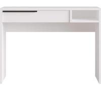 Bureau Rebecca Mobili Boyum 75x100x44,5 panneau de particules fer blanc Moderne