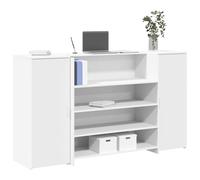 Bureau réception chêne artisanal 180x50x103,5cm bois ingénierie vidaXL